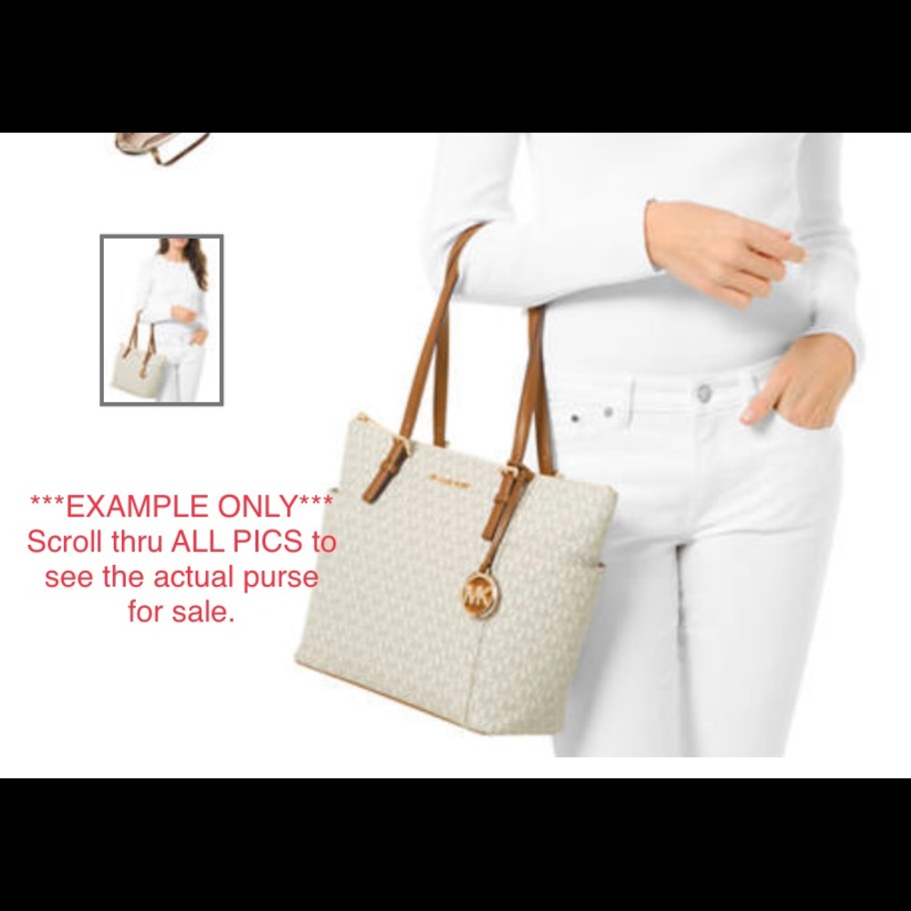 Michael Kors Jet Set East West Top Zip Tote Bag